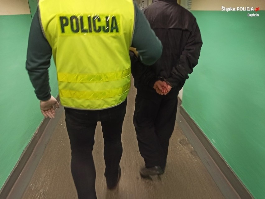 Policjanci zatrzymali 30-letniego mieszkańca Będzina, który...