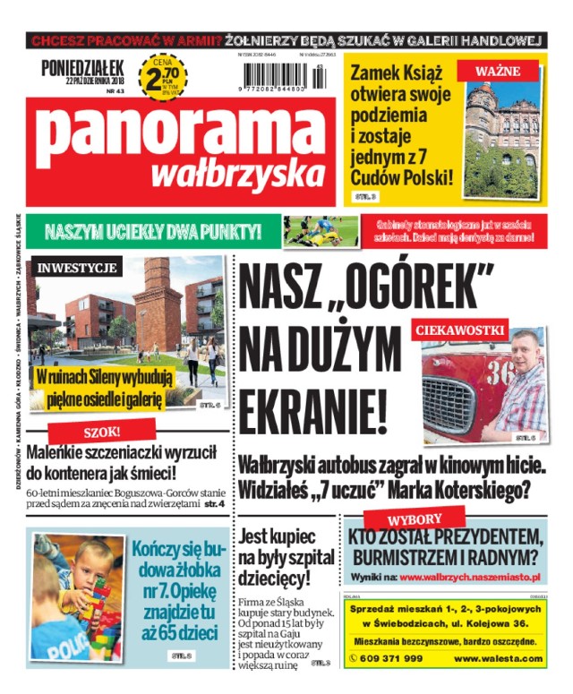 Panorama Wałbrzyska wydanie z 22 października 2018 r.