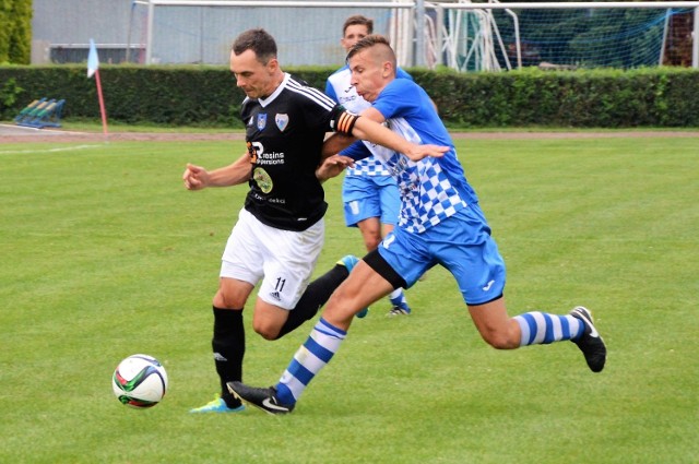 Bartosz Praciak (z piłką) wiosną zdobył dwa gole w rundzie jesiennej.