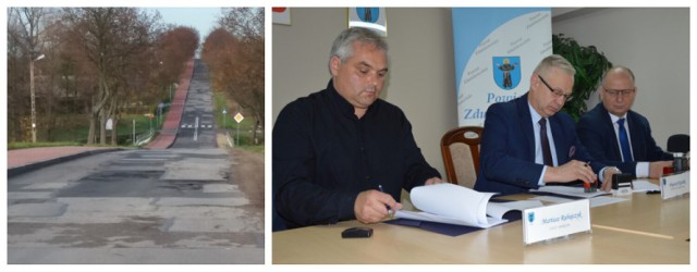 Powiat zduńskowolski zaczyna przebudowę dróg za blisko 13,5 mln zł. Umowa jest podpisana