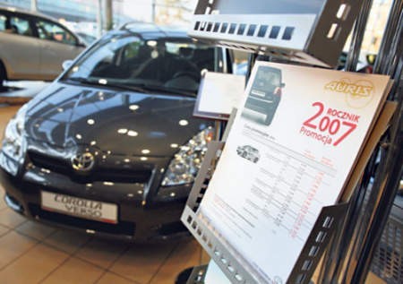 Toyota sprzedała w Polsce w 2007 r. najwięcej aut. Mimo to także oferuje rabaty Fot. Maciej Jeziorek