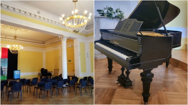 Nowy fortepian dołączył do tego, który już wcześniej stał w auli ZSEO - w byłej sali balowej Pałacu Sanguszków w Tarnowie. Koszt jego zakupu okazał się niższy niż naprawa niesprawnego instrumentu