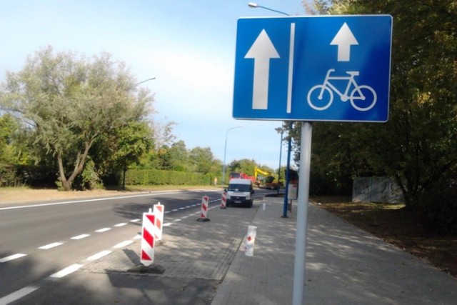 Drugie w Lublinie pasy rowerowe powstały na Czechowie, wzdłuż ...