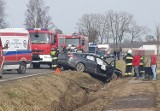 Gmina Darłowo: Wypadek drogowy, małżeństwo zostało ranne  [ZDJĘCIA Czytelnika] - nowe informacje