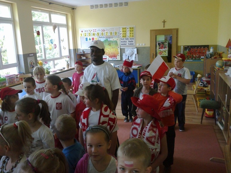 Przedszkole Ekologiczne: 6-latki spotkały się z trenerem klubu Rodło Kwidzyn i jego zawodnikami