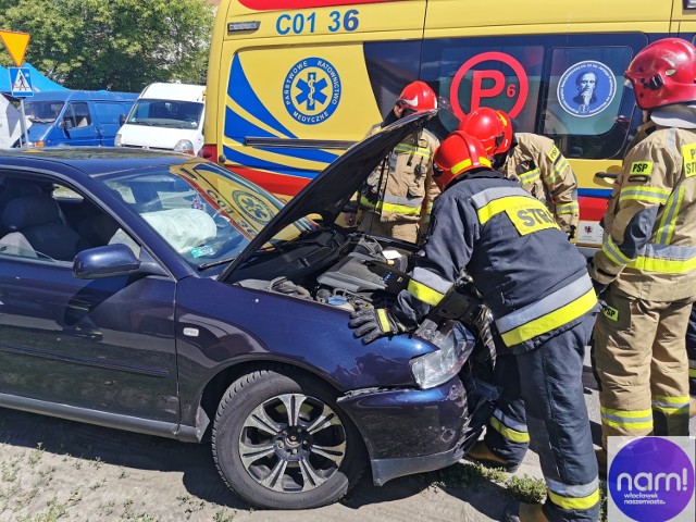 Wypadek na ulicy Kaliskiej we Włocławku