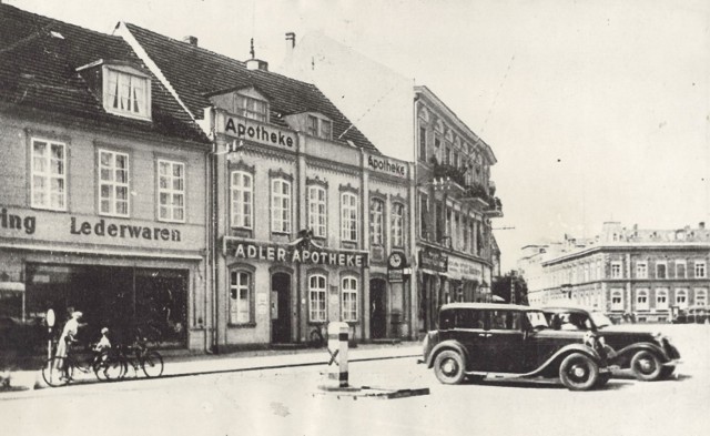 "Apteka pod Orłem" po rozbudowie w okresie międzywojennym, 1934 r.