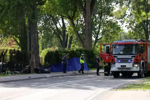 Do tragicznego w skutkach wypadku doszło przy ulicy Vogla w Wilanowie.