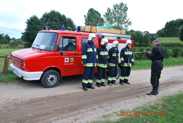 Ćwiczenia strażaków w Osiekach