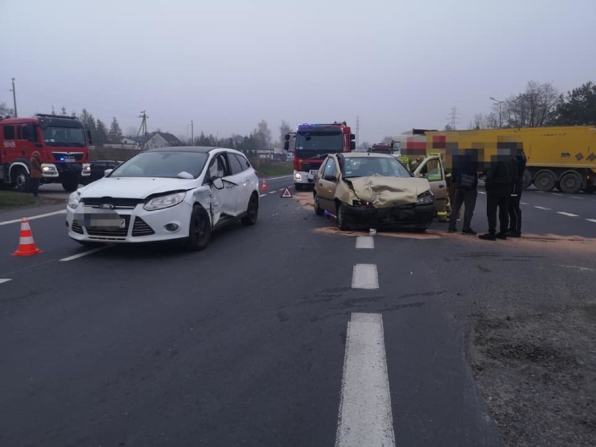 Wypadek na DK 94 w Olkuszu