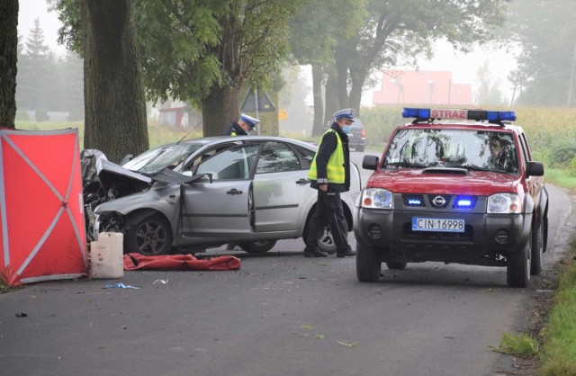 Do wypadku doszło przy wjeździe do Orłowa od strony Rojewa