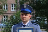 Mł. asp. Dawid Superczyński z KPP Żnin laureatem 13. edycji konkursu „Policjant, który mi pomógł” 