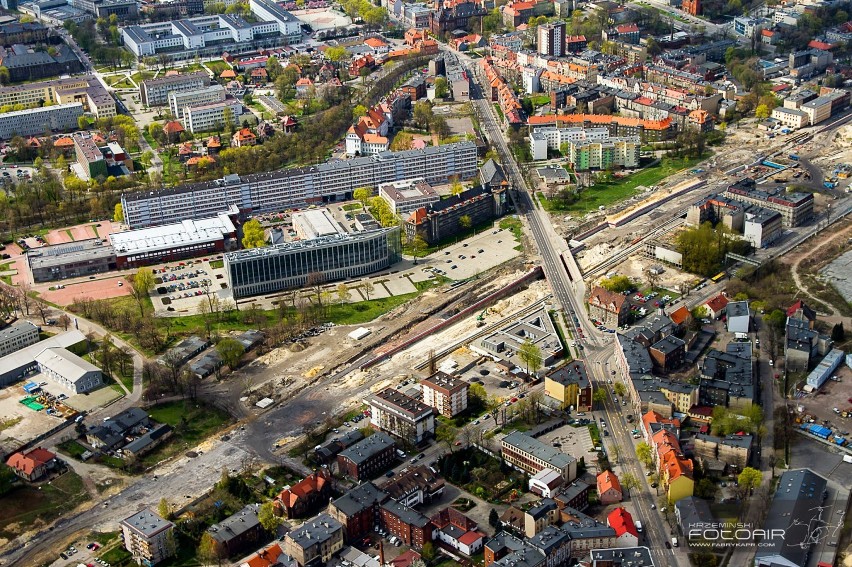 Tunel pod centrum Gliwic jest już prawie gotowy - zdjęcia z budowa tunelu DTŚ Gliwice