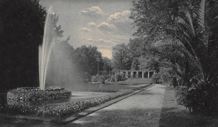 Legnicki park Miejski w roku 1927