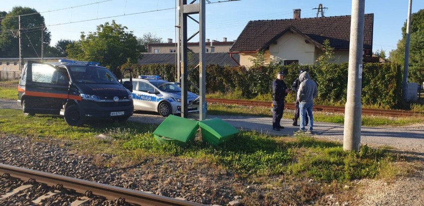 Wspólne działania policji i Straży Ochrony Kolei "Raw – Rail Action Week" w Przemyślu