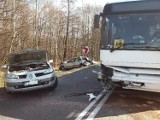 Wypadek pomiędzy Chmieleniem a Radoniowem na drodze krajowej nr 30