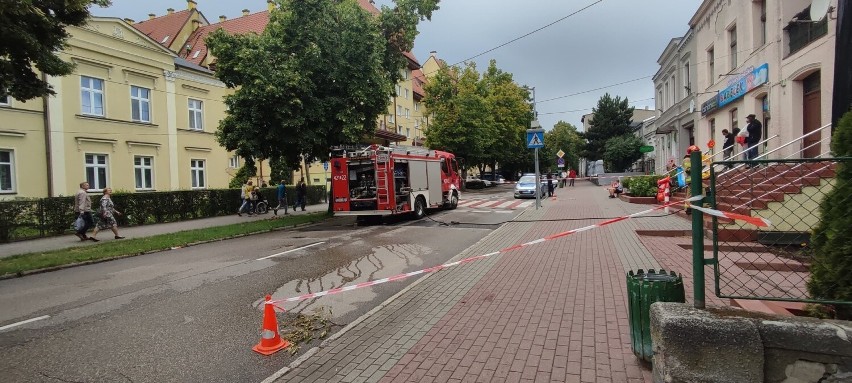 10 osób ewakuowano z kamienicy przy Dworcowej 17 w Chełmnie