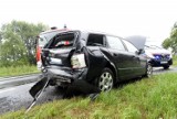 Wypadek na trasie Bonikowo - Sepno. Zderzyły się osobówka i samochód ciężarowy [ZDJĘCIA]