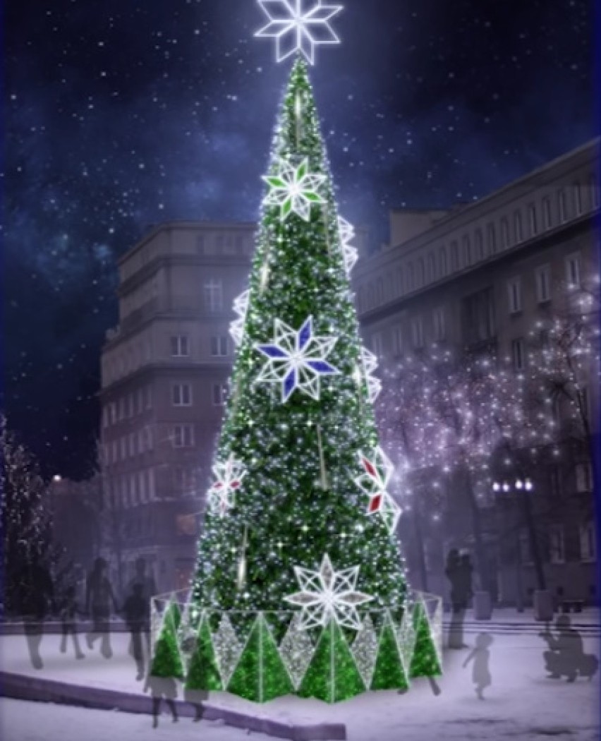 Świąteczne ozdoby na ulicach Krakowa [WIZUALIZACJE]