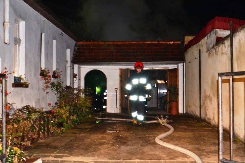 Straż Pożarna w Jarocinie: Pożar szopy w Jarocinie
