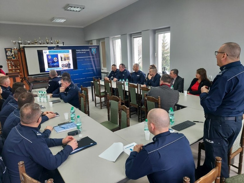 Narada roczna w Komendzie Powiatowej Policji w Bełchatowie