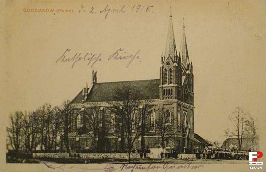 Godzianów, kościół św. Stanisława, 1915 rok