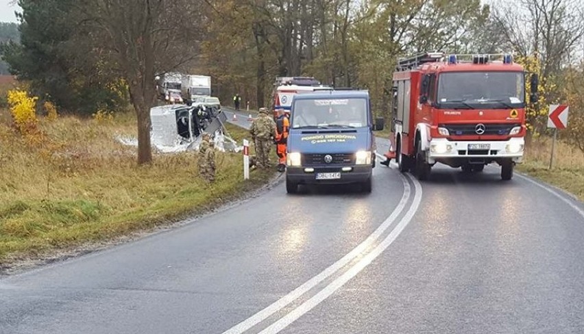 Do poważnego wypadku doszło w piątek 10 listopada w Gorzupi...