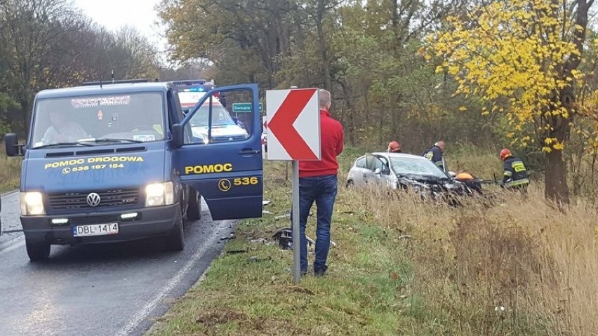 Do poważnego wypadku doszło w piątek 10 listopada w Gorzupi...