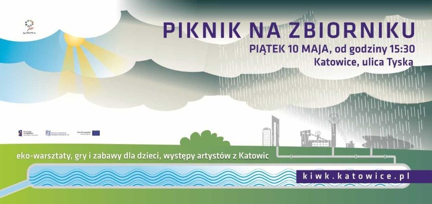 Piknik na zbiorniku retencyjnym w Piotrowicach