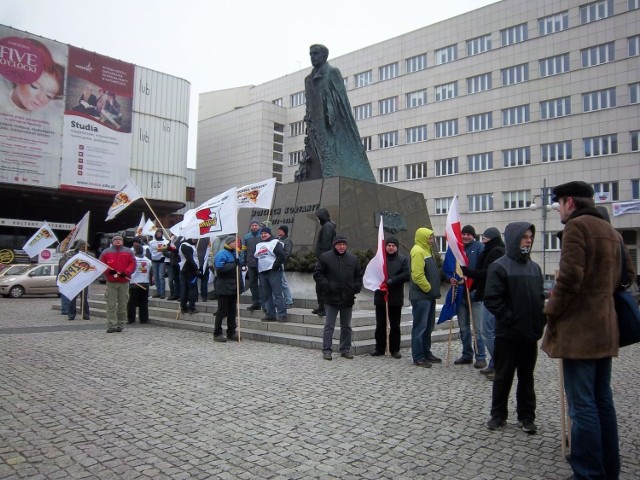 Strajk na Śląsku i w Zagłębiu - 26 marca 2013 Fot. Ewa Palusińska