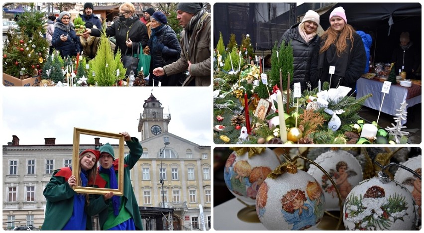 Gorlice. Przedświąteczny jarmark, czyli elfy na szczudłach, casting na pomocnika św. Mikołaja, domowe wypieki i stroiki dla Kuby Misia 