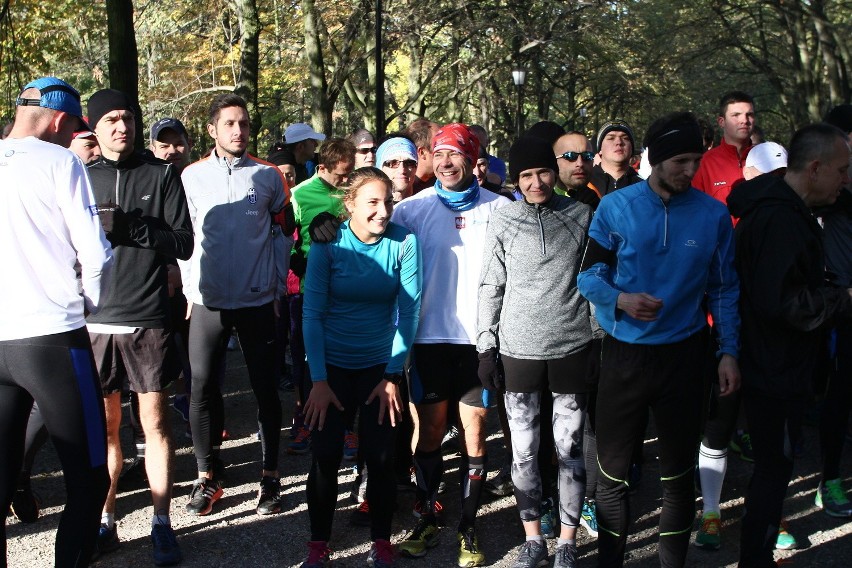 Parkrun Łódź 10 października 2015.