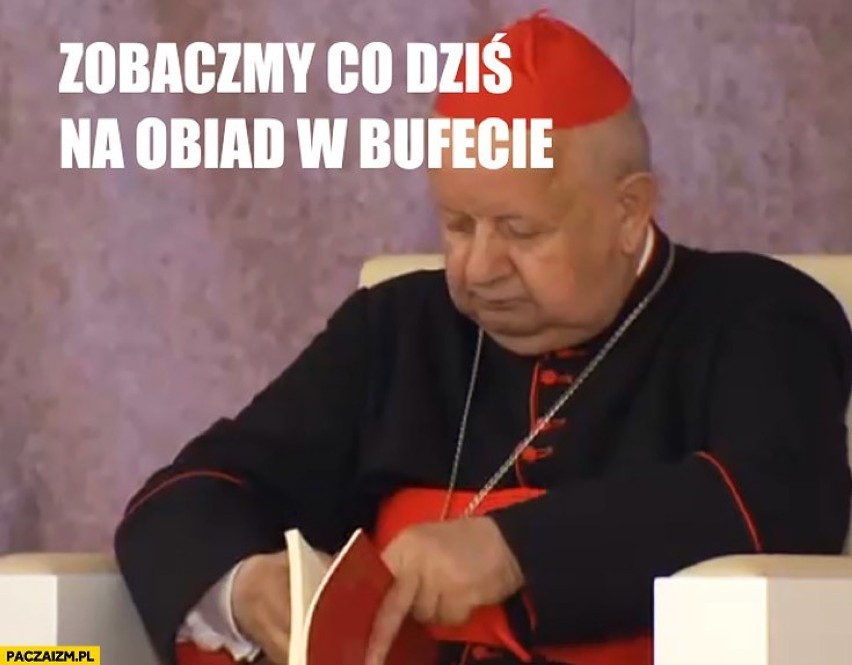 Memy z kardynałem Stanisławem Dziwiszem są hitem w...