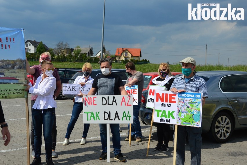 Boguszyn: protest przeciwko planowanemu przebiegowi drogi S8 [ZDJĘCIA]