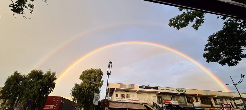 Foto Powiat Pucki: podwójna tęcza we Władysławowie