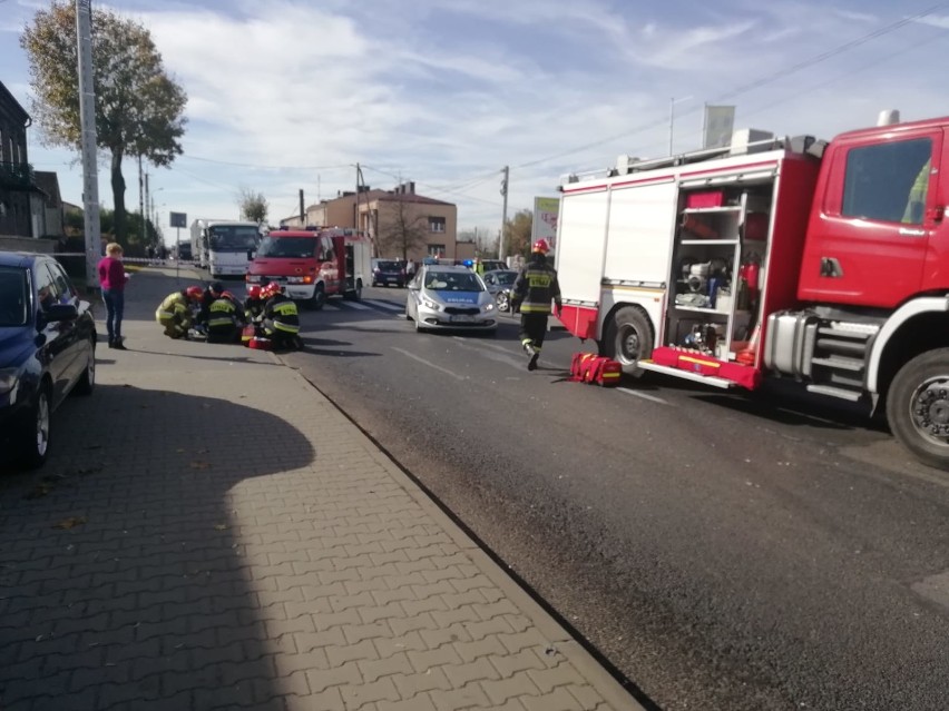 Wypadek w Radomsku na Przedborskiej: nie żyje dwóch rowerzystów [ZDJĘCIA]