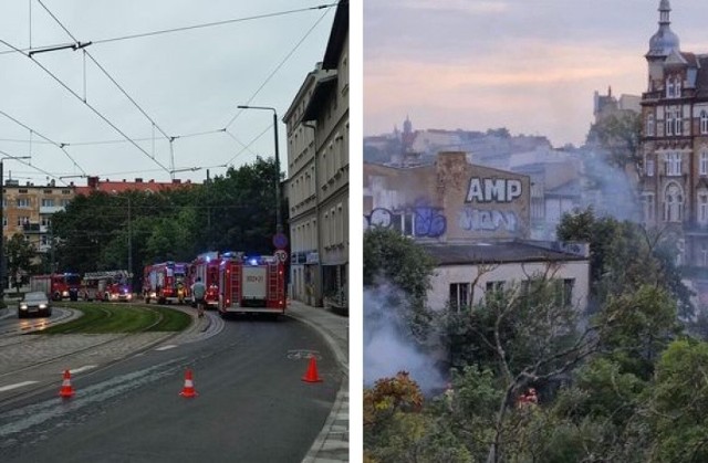 W niedzielny wieczór zapalił się jeden ze skłotów na Wildzie.