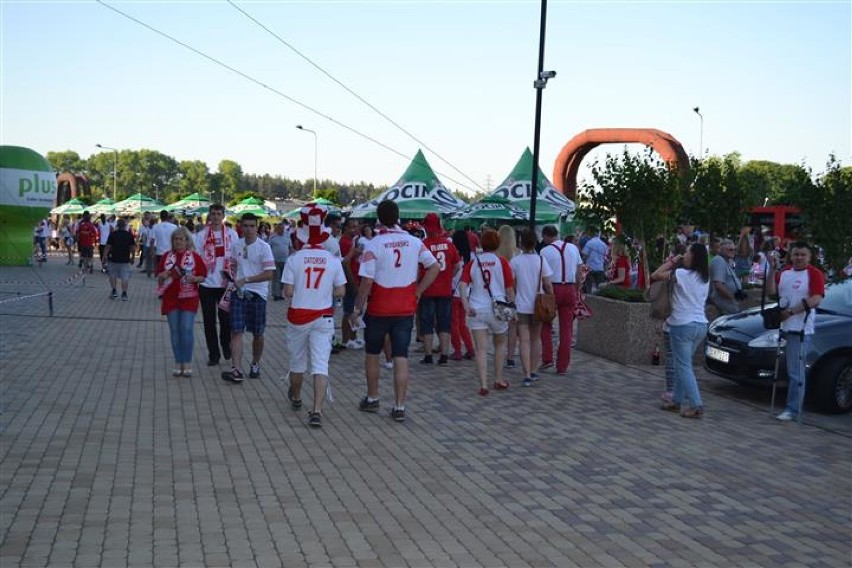Biało-czerwoni kibice przed drugim meczem Polska-Iran w Lidze Światowej w Częstochowie