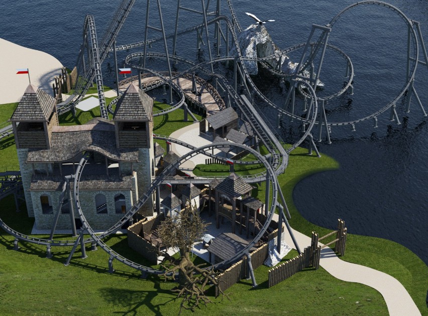 W Śląskim Wesołym Miasteczku powstaje Lech Coaster - największy rollercoaster w Europie