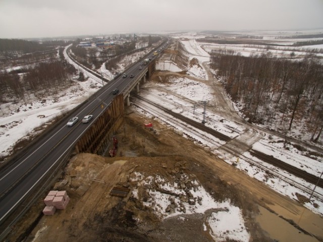 Budowa autostrady A1, odcinek F od węzła Rząsawa do węzła Blachownia.