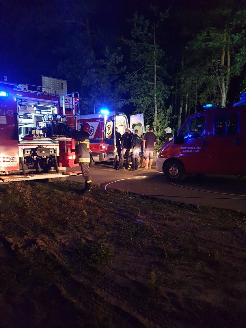 Wypadek w Lipiankach koło Ujazdu. Jedna osoba ranna [ZDJĘCIA]