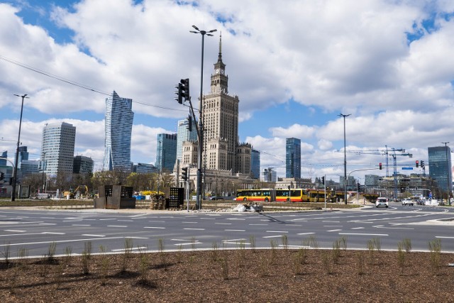 Warszawa opustoszała na święta. Tak wyglądają ulice stolicy w Wielkanoc