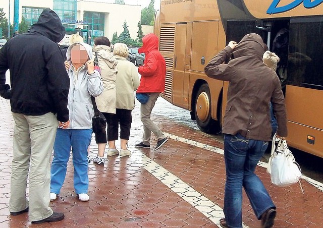 Autobus przyjechał do Łodzi wczoraj tuż przed godz. 10