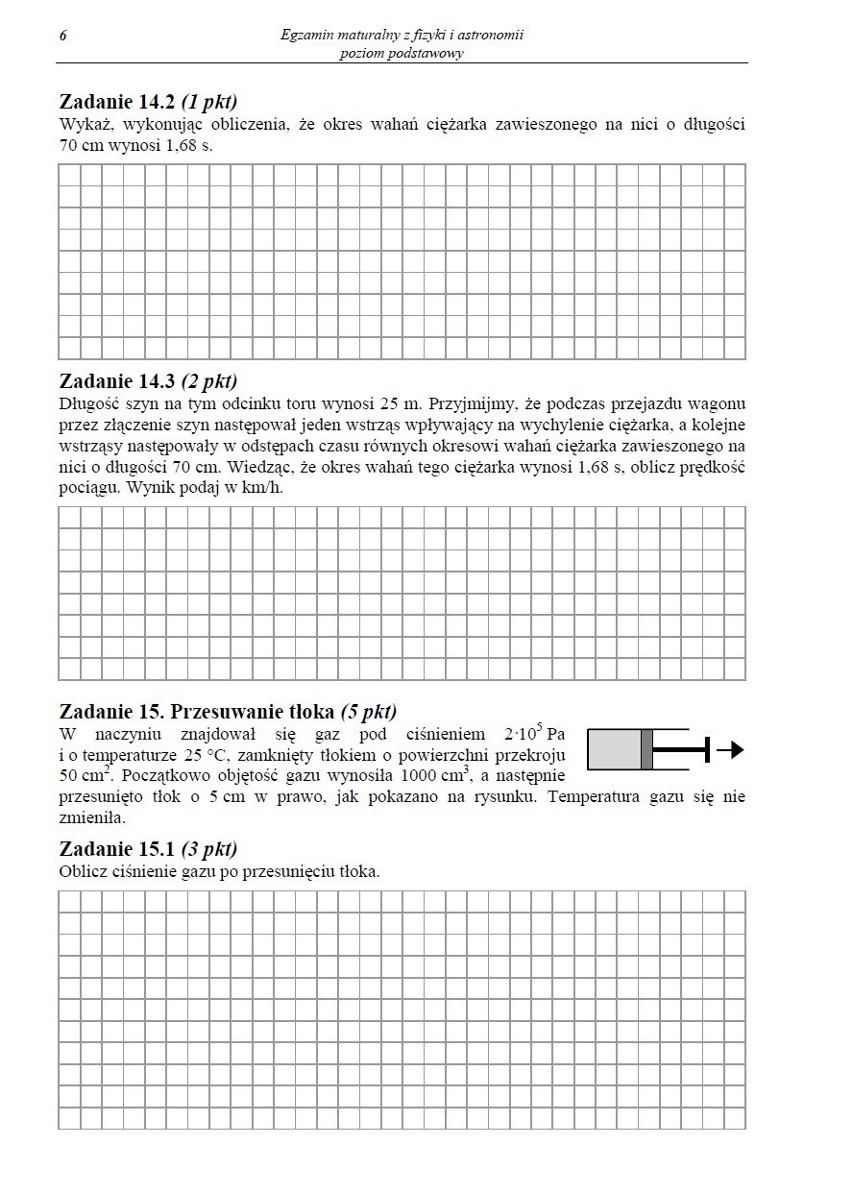 MATURA 2013 z fizyki i astronomii - poziom podstawowy i rozszerzony [arkusze, pytania, odpowiedzi]