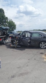 Trzy osoby trafiły do szpitala w wyniku zderzenia trzech samochodów w Rejowcu