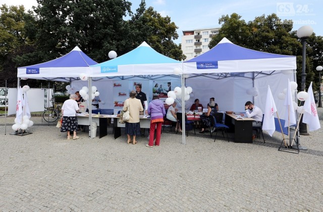 Do 26 sierpnia na pl. Grunwaldzkim będzie stał namiot Solidarności. Mieszkańcy mogą spotkać się i porozmawiać z działaczami związkowymi.