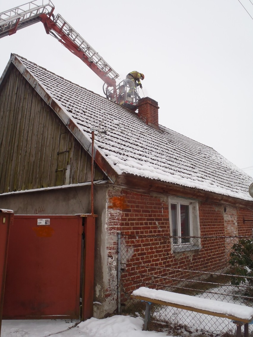 Weekend pod znakiem pożarów przewodów kominowych w powiecie złotowskim 