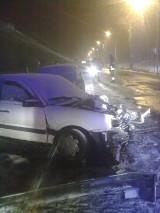 Wypadek na DK 44 w Bieruniu [ZDJĘCIA]. Cztery osoby w szpitalu