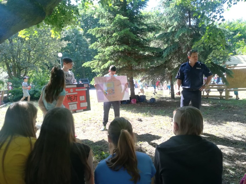 Warsztaty Bezpiecznego Ucznia w Komisariacie Policji w Wyrzysku 