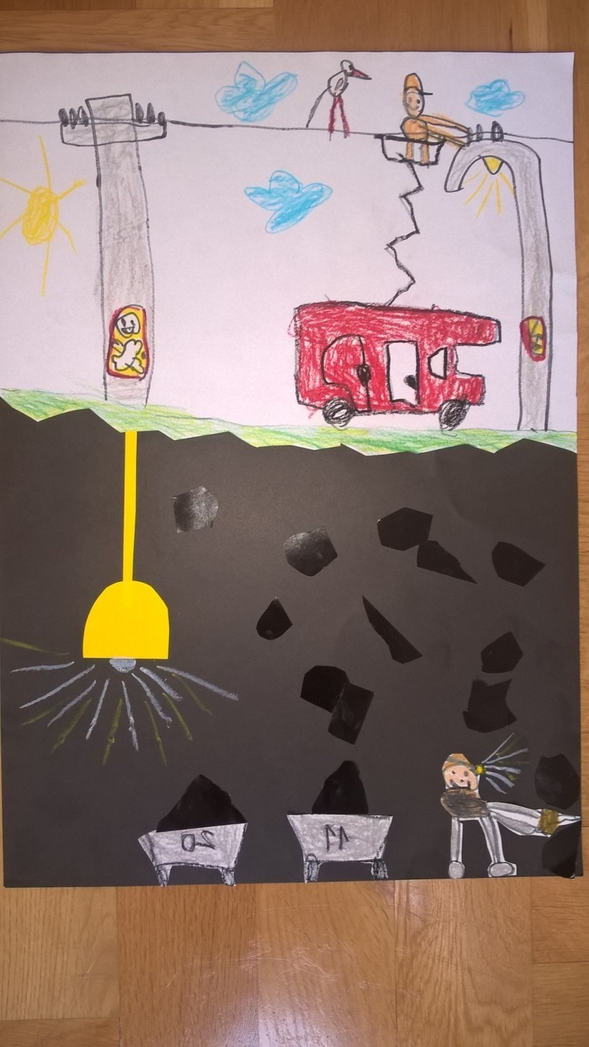 Konkurs Jaworzno: Dzieci o pracy górnika i energetyka